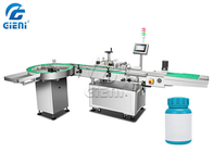 PLC semi automático de la máquina de etiquetado de la botella del cristal de botellas redondas con Siemens