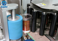 Máquina de etiquetado redonda vertical continua de la botella de cristal alta precisión
