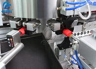 Máquina de etiquetado del protector labial del control 220V 50HZ del PLC para el envase del cilindro