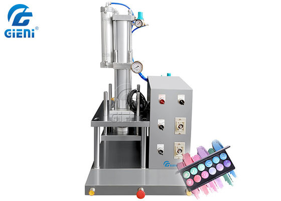 máquina cosmética cosmética de escritorio de la prensa del polvo de la máquina de rellenar AC220V 1P del polvo 0.6kw